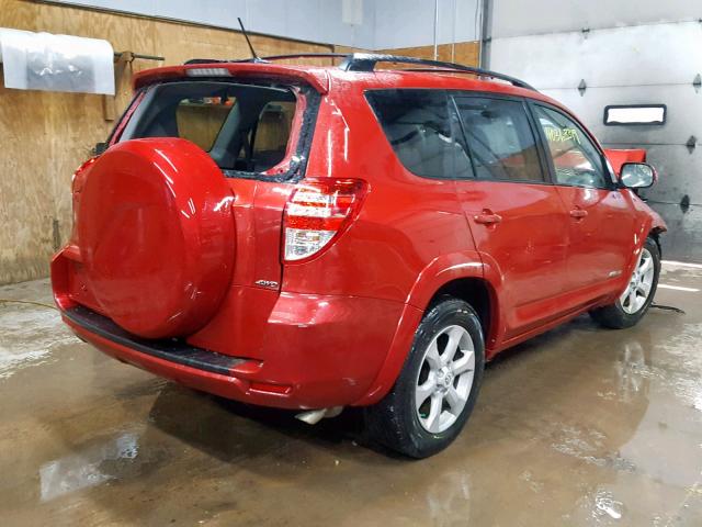 2T3DF4DV7BW099766 - 2011 TOYOTA RAV4 LIMIT RED photo 4