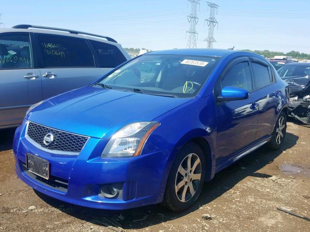 3N1AB6AP7CL773846 - 2012 NISSAN SENTRA 2.0 BLUE photo 2