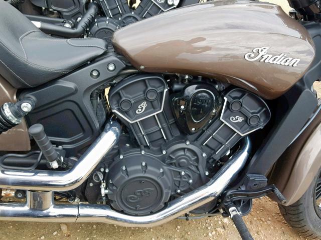 56KMSB115J3130509 - 2018 INDIAN MOTORCYCLE CO. SCOUT SIXT BROWN photo 7