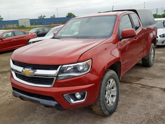 1GCHTCE39G1189606 - 2016 CHEVROLET COLORADO L RED photo 2
