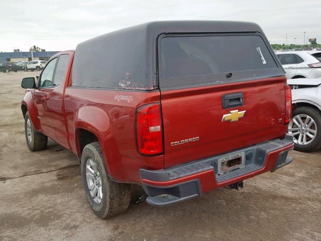 1GCHTCE39G1189606 - 2016 CHEVROLET COLORADO L RED photo 3