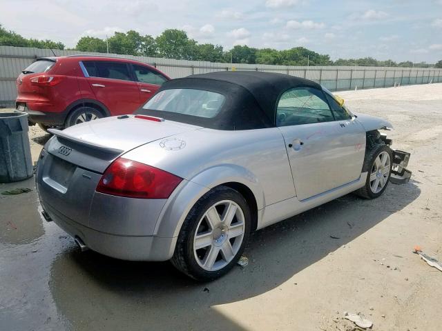 TRUUT28N361002306 - 2006 AUDI TT QUATTRO SILVER photo 4