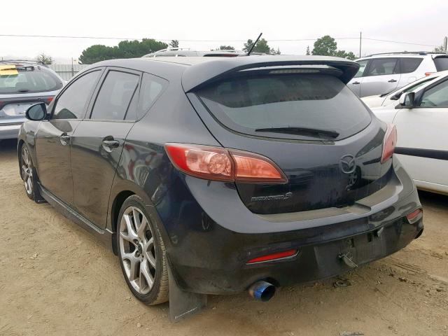 JM1BL1L39C1562666 - 2012 MAZDA SPEED 3 BLACK photo 3