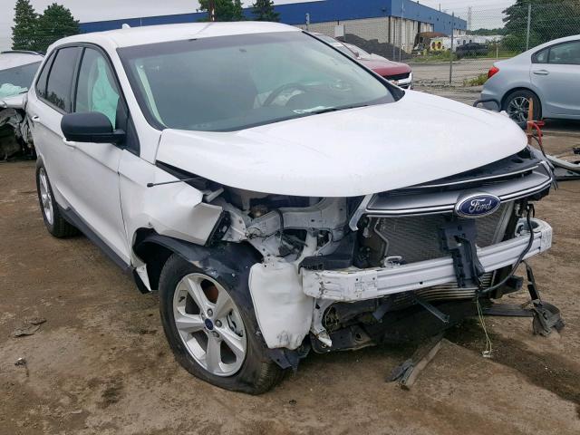 2FMPK3G91JBB96203 - 2018 FORD EDGE SE WHITE photo 1