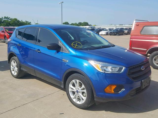 1FMCU0F77HUA61061 - 2017 FORD ESCAPE S BLUE photo 1