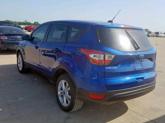 1FMCU0F77HUA61061 - 2017 FORD ESCAPE S BLUE photo 3