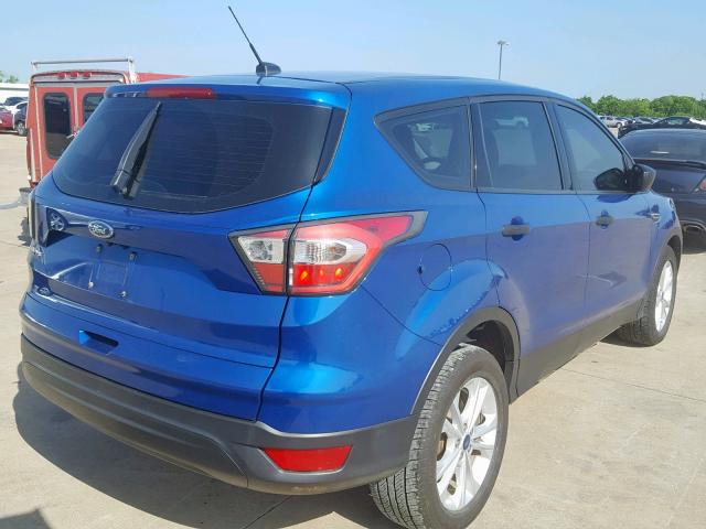 1FMCU0F77HUA61061 - 2017 FORD ESCAPE S BLUE photo 4