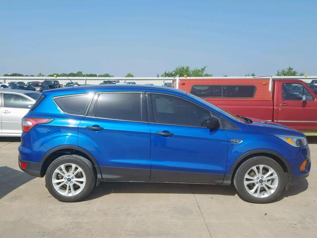 1FMCU0F77HUA61061 - 2017 FORD ESCAPE S BLUE photo 9