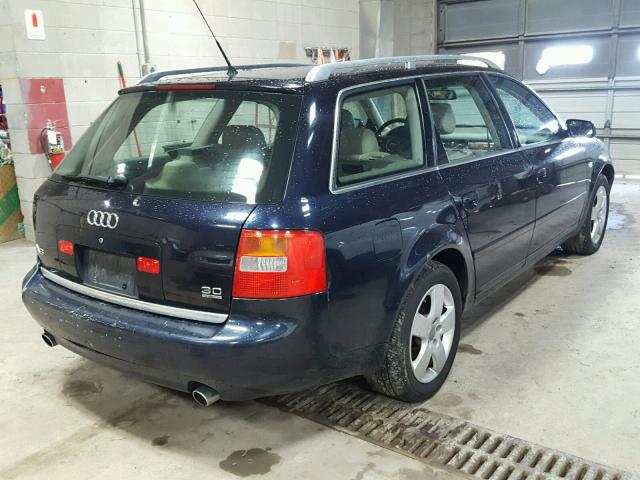 WAUVT64B23N077887 - 2003 AUDI A6 3.0 AVA BLUE photo 4