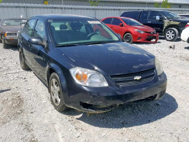 1G1AL55F377375221 - 2007 CHEVROLET COBALT LT BLACK photo 1