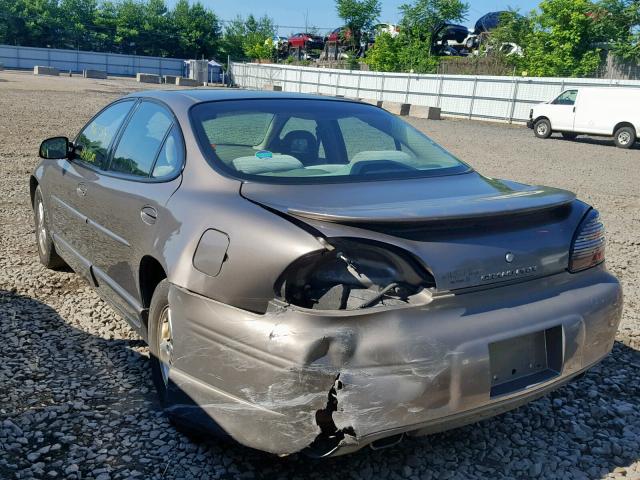1G2WP52K83F128249 - 2003 PONTIAC GRAND PRIX GRAY photo 3
