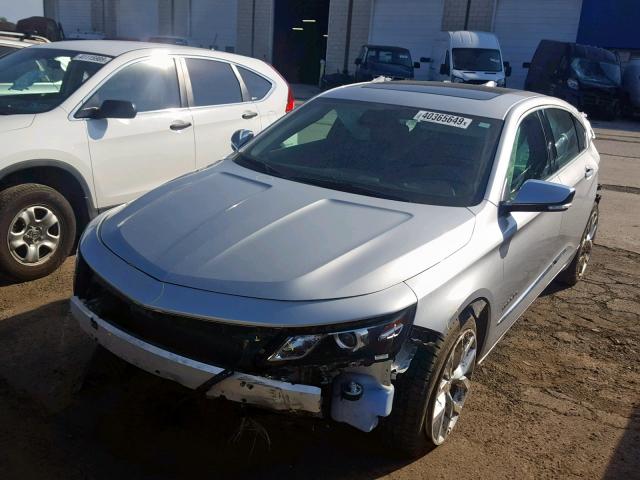 2G1145S33H9159246 - 2017 CHEVROLET IMPALA PRE SILVER photo 2