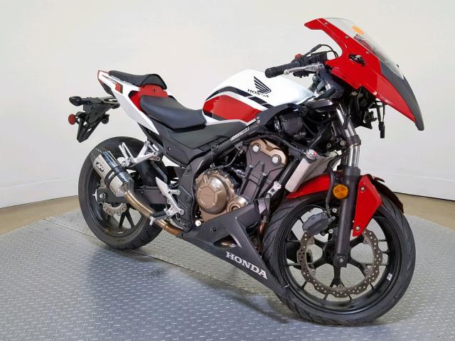 MLHPC4417J5500027 - 2018 HONDA CBR500 R TWO TONE photo 2