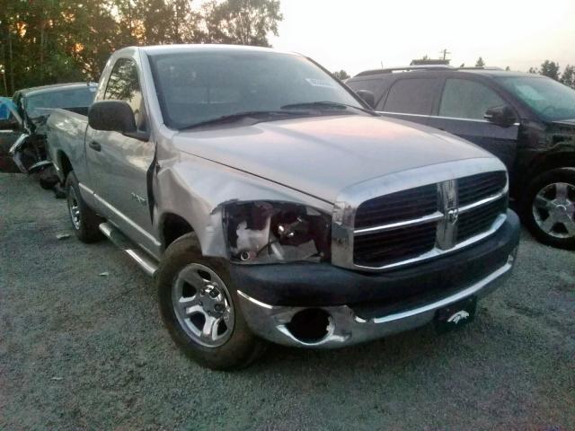 1D7HA16K98J139537 - 2008 DODGE RAM 1500 S SILVER photo 1