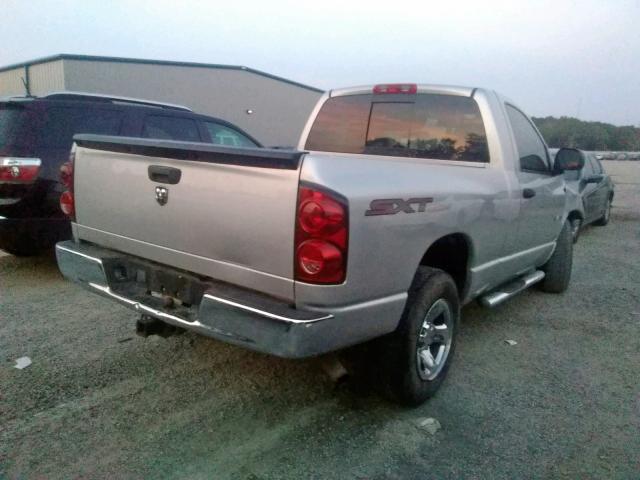 1D7HA16K98J139537 - 2008 DODGE RAM 1500 S SILVER photo 4