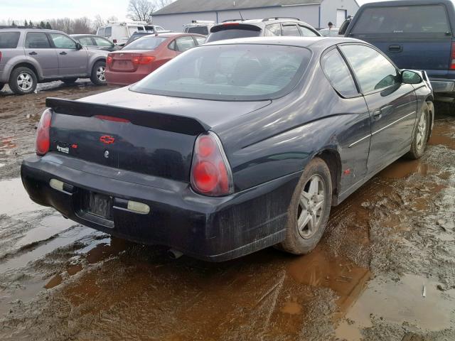 2G1WX12K449427146 - 2004 CHEVROLET MONTE CARL BLACK photo 4