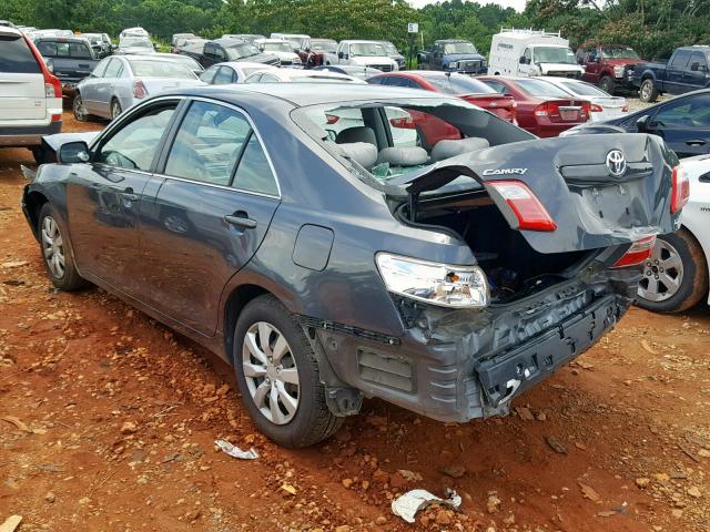 4T1BE46K29U802335 - 2009 TOYOTA CAMRY BASE GRAY photo 3