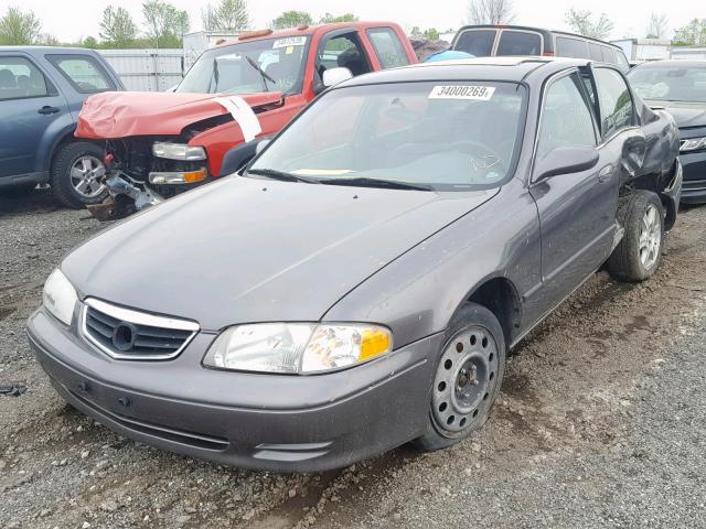 1YVGF22D215251738 - 2001 MAZDA 626 ES GRAY photo 2