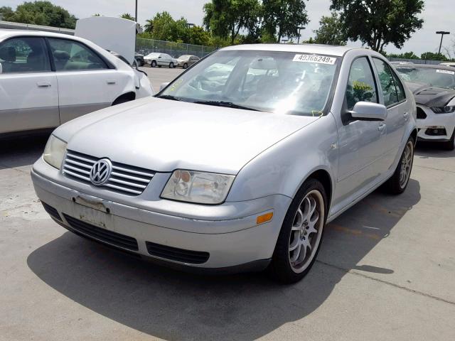 3VWSK69M83M069190 - 2003 VOLKSWAGEN JETTA GLS SILVER photo 2