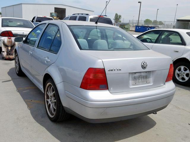 3VWSK69M83M069190 - 2003 VOLKSWAGEN JETTA GLS SILVER photo 3