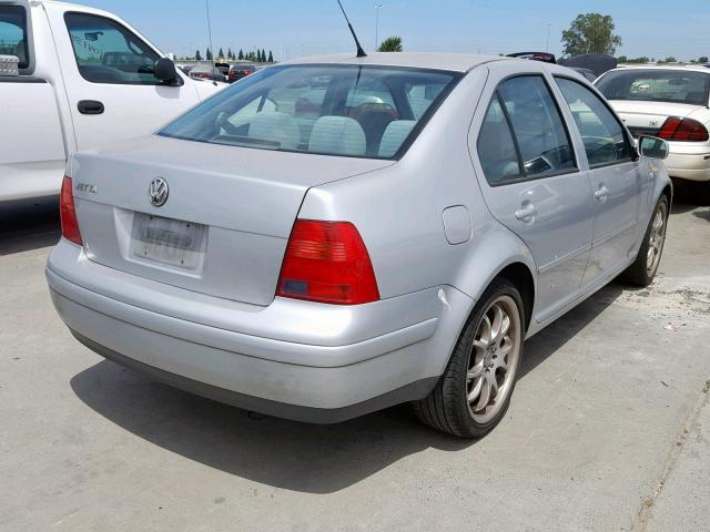 3VWSK69M83M069190 - 2003 VOLKSWAGEN JETTA GLS SILVER photo 4