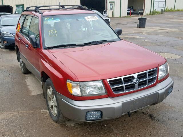 JF1SF6558XH711297 - 1999 SUBARU FORESTER S RED photo 1