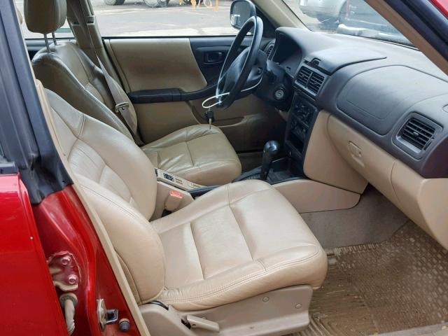 JF1SF6558XH711297 - 1999 SUBARU FORESTER S RED photo 5