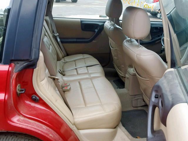 JF1SF6558XH711297 - 1999 SUBARU FORESTER S RED photo 6