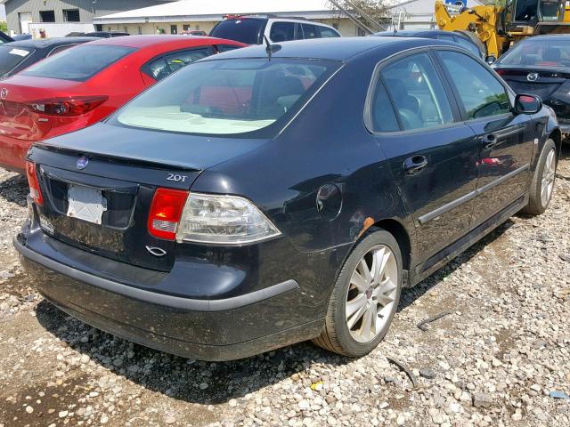 YS3FD49Y771141627 - 2007 SAAB 9-3 2.0T BLACK photo 4