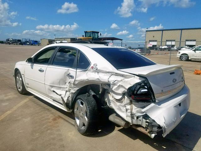 2G1WD57C791106435 - 2009 CHEVROLET IMPALA SS WHITE photo 9