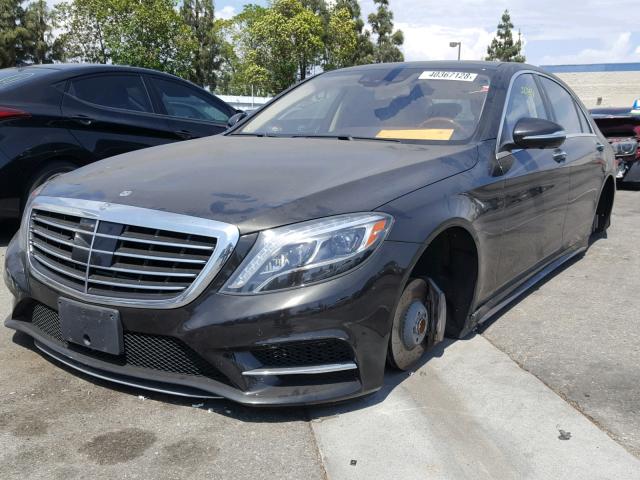 WDDUG8CB2EA026860 - 2014 MERCEDES-BENZ S 550 BLACK photo 2