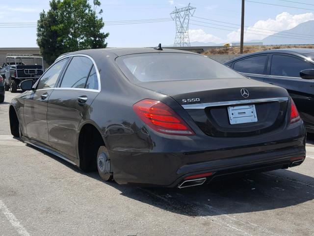 WDDUG8CB2EA026860 - 2014 MERCEDES-BENZ S 550 BLACK photo 3