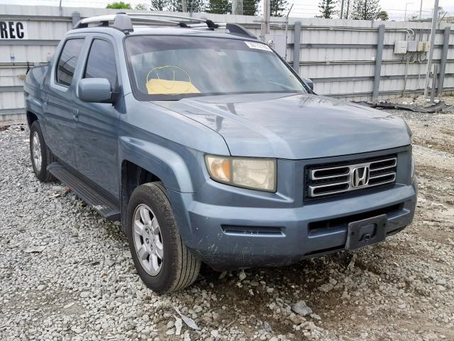 2HJYK16536H542165 - 2006 HONDA RIDGELINE TEAL photo 1