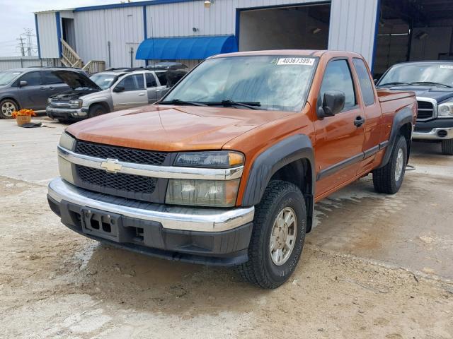 1GCDS196068148572 - 2006 CHEVROLET COLORADO ORANGE photo 2