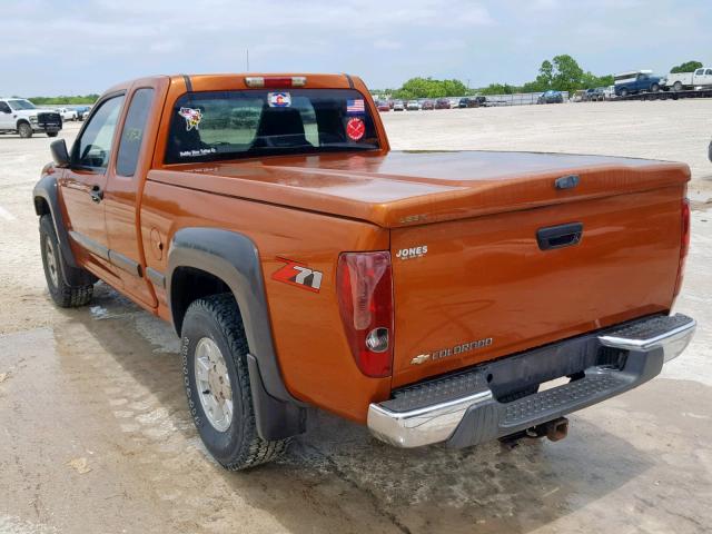 1GCDS196068148572 - 2006 CHEVROLET COLORADO ORANGE photo 3