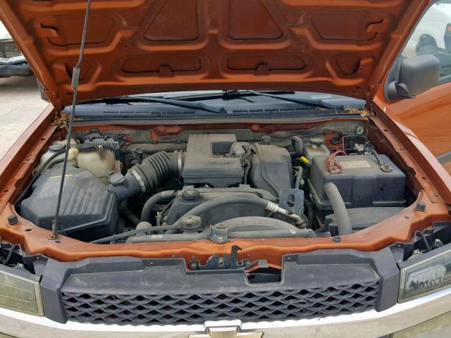 1GCDS196068148572 - 2006 CHEVROLET COLORADO ORANGE photo 7