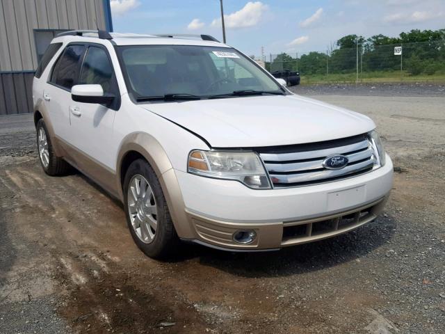 1FMDK08W08GA44731 - 2008 FORD TAURUS X E WHITE photo 1