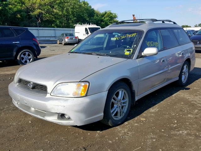 4S3BH625X47304639 - 2004 SUBARU LEGACY L S SILVER photo 2