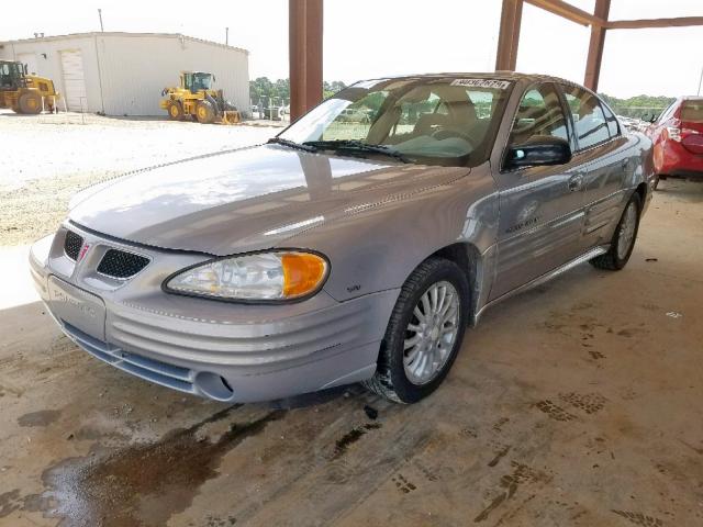 1G2NG52E4YM779838 - 2000 PONTIAC GRAND AM S SILVER photo 2