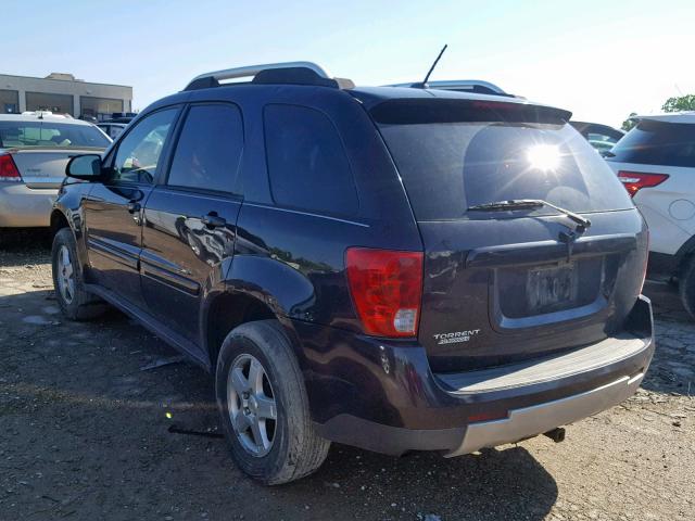 2CKDL63F676057843 - 2007 PONTIAC TORRENT MAROON photo 3