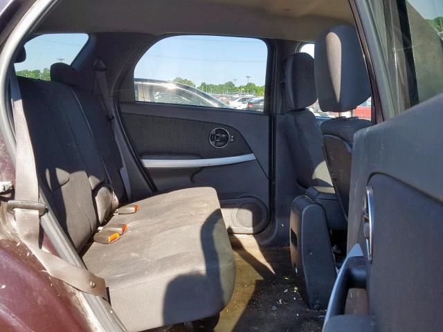 2CKDL63F676057843 - 2007 PONTIAC TORRENT MAROON photo 6