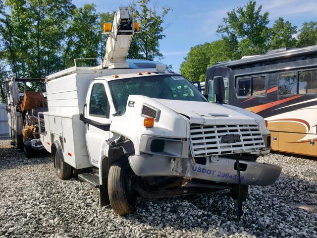 1GBE4C1GX6F423976 - 2006 CHEVROLET C4500 C4C0 WHITE photo 1