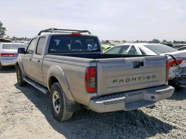 1N6ED29X54C406184 - 2004 NISSAN FRONTIER C TAN photo 3