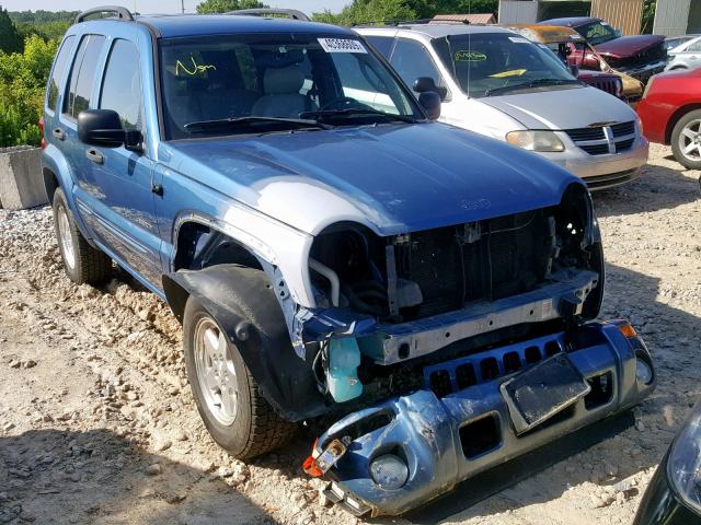 1J4GL58K34W315090 - 2004 JEEP LIBERTY LI BLUE photo 1