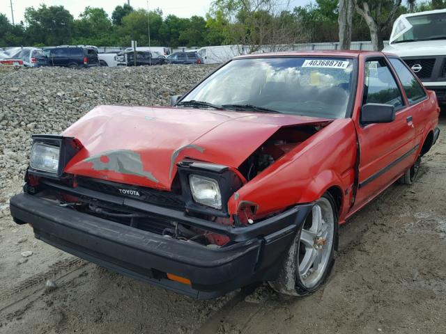 JT2AE85S5G0217223 - 1986 TOYOTA COROLLA SP RED photo 2