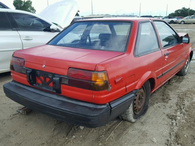 JT2AE85S5G0217223 - 1986 TOYOTA COROLLA SP RED photo 4