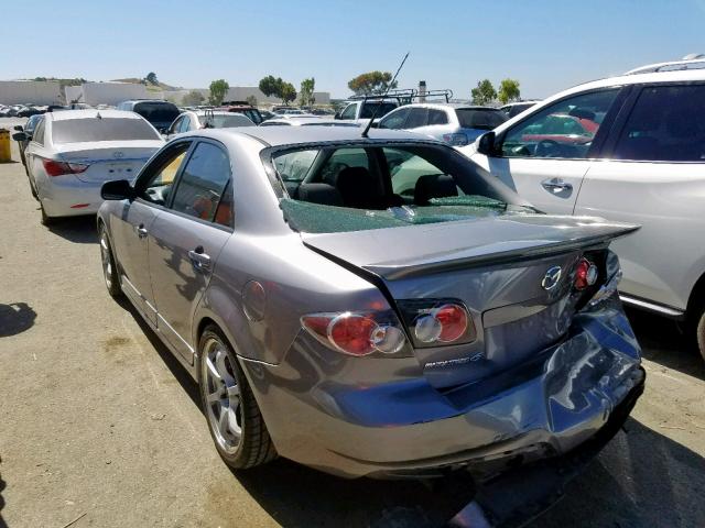 JM1GG12L661107483 - 2006 MAZDA SPEED 6 GRAY photo 3