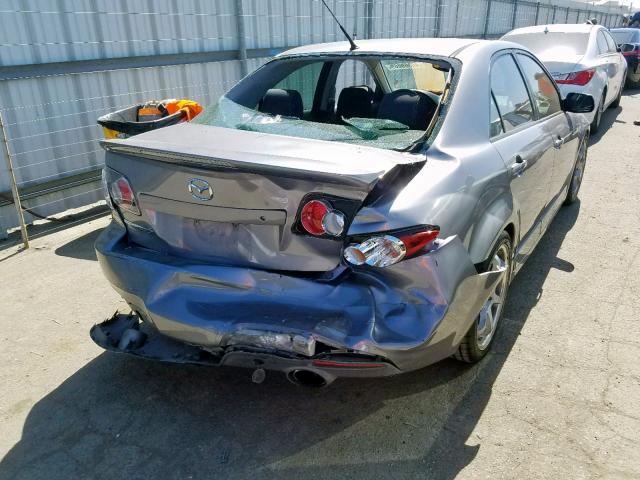 JM1GG12L661107483 - 2006 MAZDA SPEED 6 GRAY photo 4