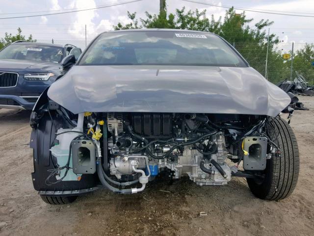 3KPF24AD7KE077973 - 2019 KIA FORTE FE GRAY photo 9