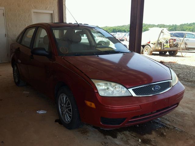 1FAFP34N95W137980 - 2005 FORD FOCUS ZX4 RED photo 1